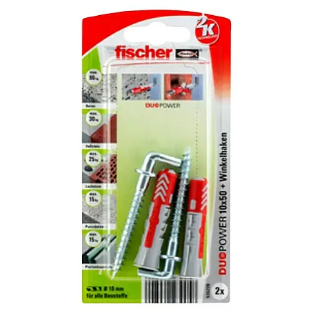 Fischer Duopower Dübel-Set 10x50 WH