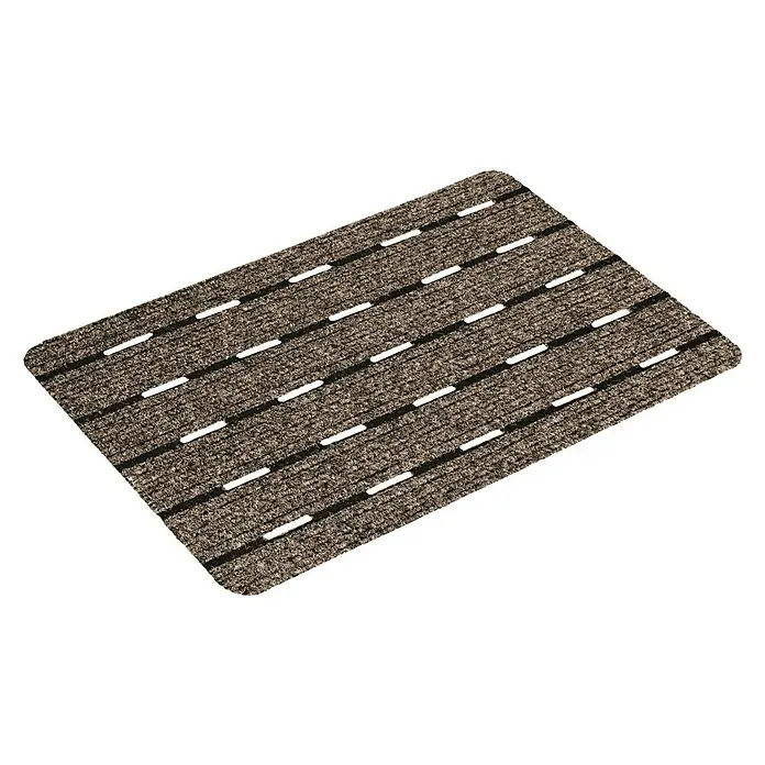 Astra Fußmatte Perfo Rips - Beige, 40 x 60 cm - Diagonale Ansicht