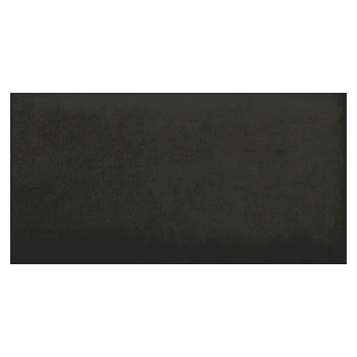 Fllow Deko-Wandpolster Velvet - Schwarz, 60 x 30 cm - Vorderansicht