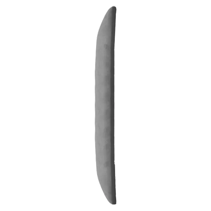 Fllow Deko-Wandpolster Set Velvet A4 - 270 x 150 cm, Grau - Vorderansicht