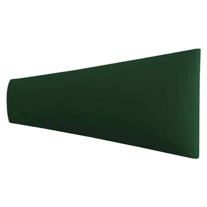 Fllow Deko-Wandpolster Set Velvet B3 - 270 x 150 cm, Grün - Diagonale Ansicht