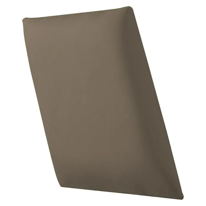 Fllow Deko-Wandpolster Velvet - Taupe, 45 x 30 cm, Ausführung: Rechts - Diagonale Ansicht