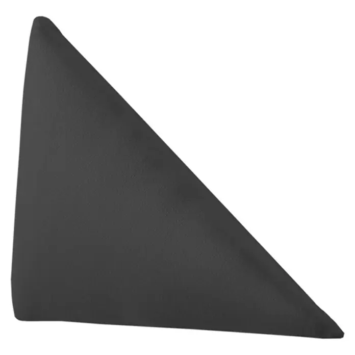 Fllow Deko-Wandpolster Set Velvet C1 - 270 x 150 cm, Anthrazit - Vorderansicht
