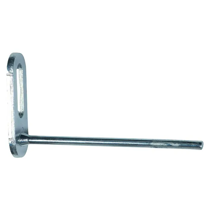 Gancho para pared - L x Al: 8 x 4,5 cm, Carga soportada: 10 kg - Vista angular