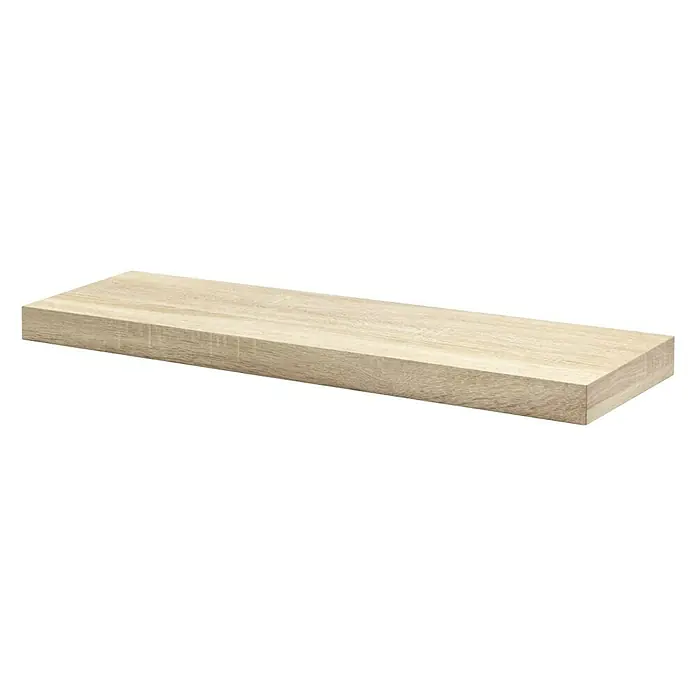 Dolle Zidna polica Big Boy - D x Š x V: 115 x 25 x 5 cm, Hrast, Opteretivost: 30 kg - Dijagonalni pogled