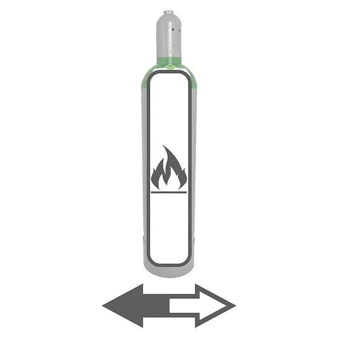 Tyczka Energy Argon-Füllung - Passend für: Tyczka Energy Argon-Flaschen, Inhalt: 20 l - Vorderansicht
