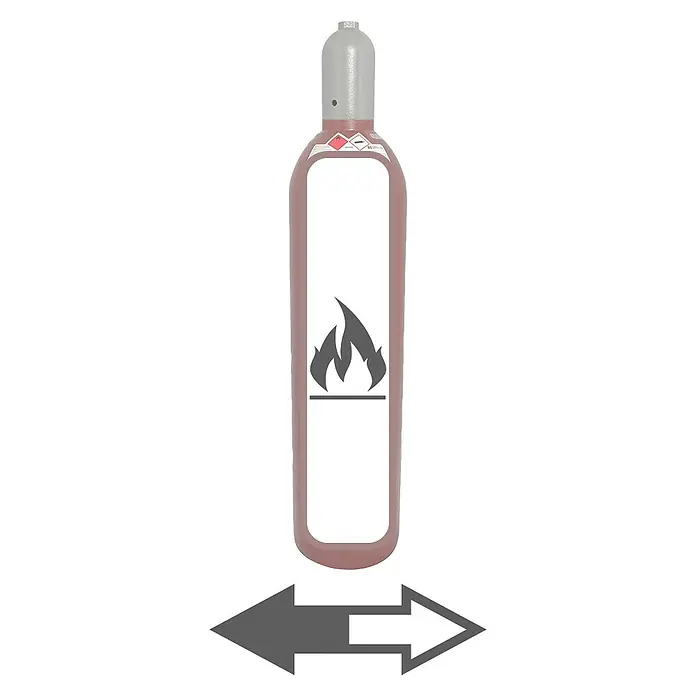 Tyczka Energy Acetylen-Füllung - Passend für: Tyczka Energy Acetylen-Flaschen, Inhalt: 20 l - Vorderansicht