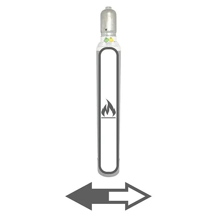 Tyczka Energy Sauerstoff-Füllung - Passend für: Tyczka Energy Sauerstoff-Flaschen, Inhalt: 10 l - Vorderansicht
