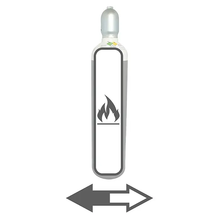 Tyczka Energy Sauerstoff-Füllung - Passend für: Tyczka Energy Sauerstoff-Flaschen, Inhalt: 20 l - Vorderansicht