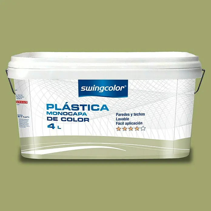 swingcolor Pintura para paredes - Verbena, 4 l, Mate - Vista frontal