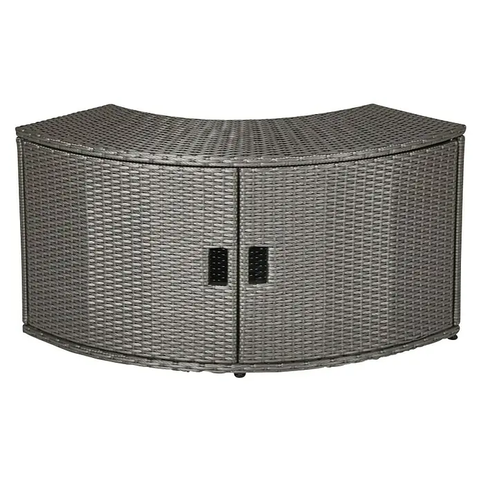 MSpa Ormarić za okrugli bazen - D x Š x V: 60 x 30 x 57 cm, Materijal: Plastika - Pogled sprijeda