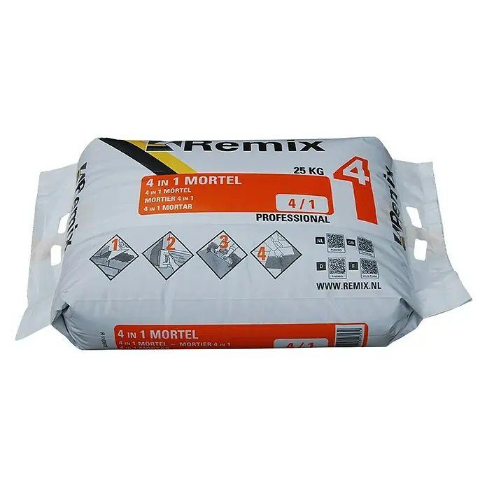 Remix Metselmortel 4 in 1 - 25 kg - Diagonaal zicht