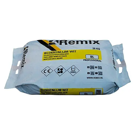 Remix  Lijmmortel Blokkenlijm Wit Winter