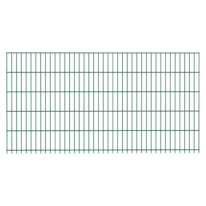 Mattenzaun Small - 200 x 123 cm, Grün - Vorderansicht