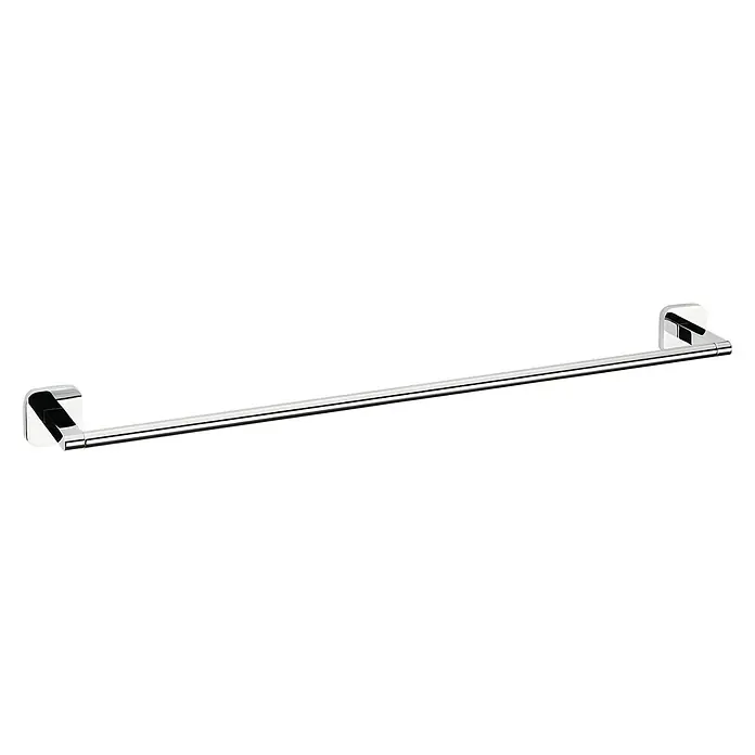 Tesa Elegaant Handtuchstange - Breite: 8,5 cm, Chrom, Glänzend - Diagonale Ansicht
