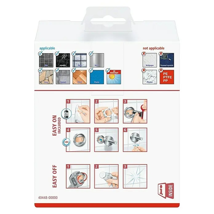 Tesa Esteetic Toilettenpapierhalter - Mit Deckel, Edelstahl, Verchromt - Vorderansicht