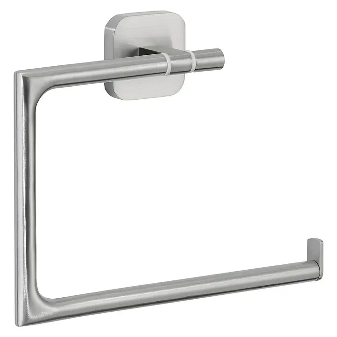 Tesa Esteetic Handtuchring - Edelstahl, Verchromt - Diagonale Ansicht