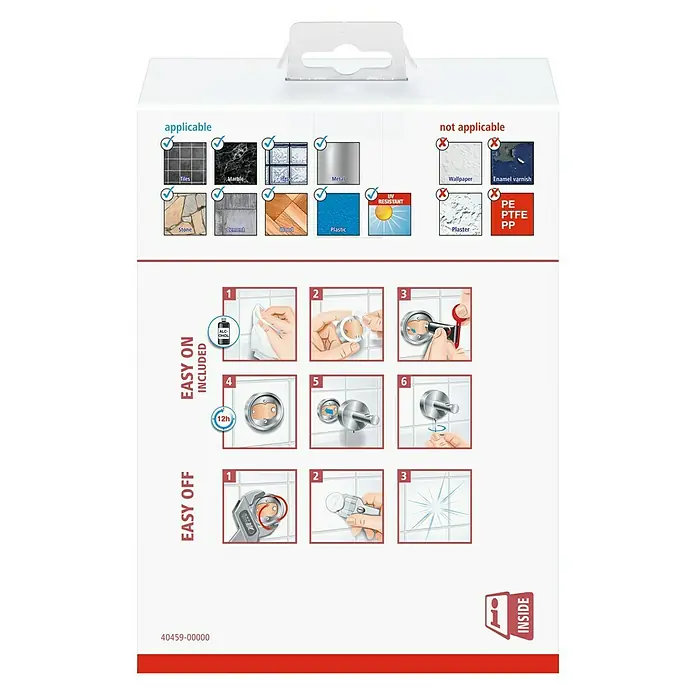 Tesa Esteetic Seifenspender - Mit Halterung, Satiniert/Chrom, Glänzend - Vorderansicht