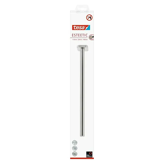 Tesa Esteetic Handtuchhalter - Metall, Verchromt - Vorderansicht
