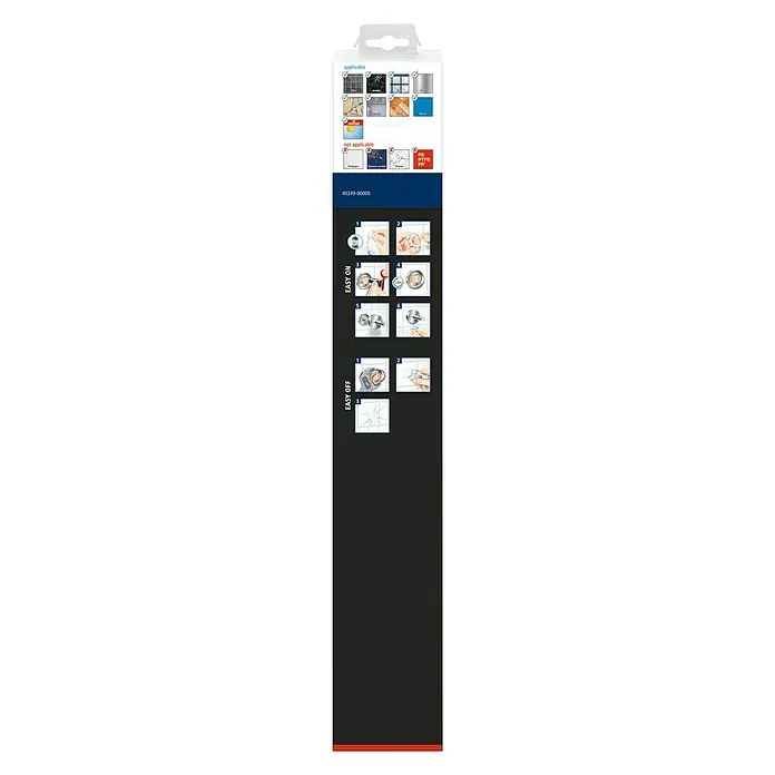 Tesa Hukk Handtuchhalter - 2-armig, Chrom, Glänzend - Vorderansicht