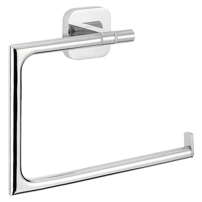 Tesa Elegaant Handtuchring - Chrom - Diagonale Ansicht