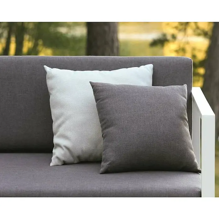 Sensum Skepparholmen Loungemöbel-Set Skepparholmen - 5 -tlg., Aluminium, Weiß, Anthrazit - Detailaufnahme