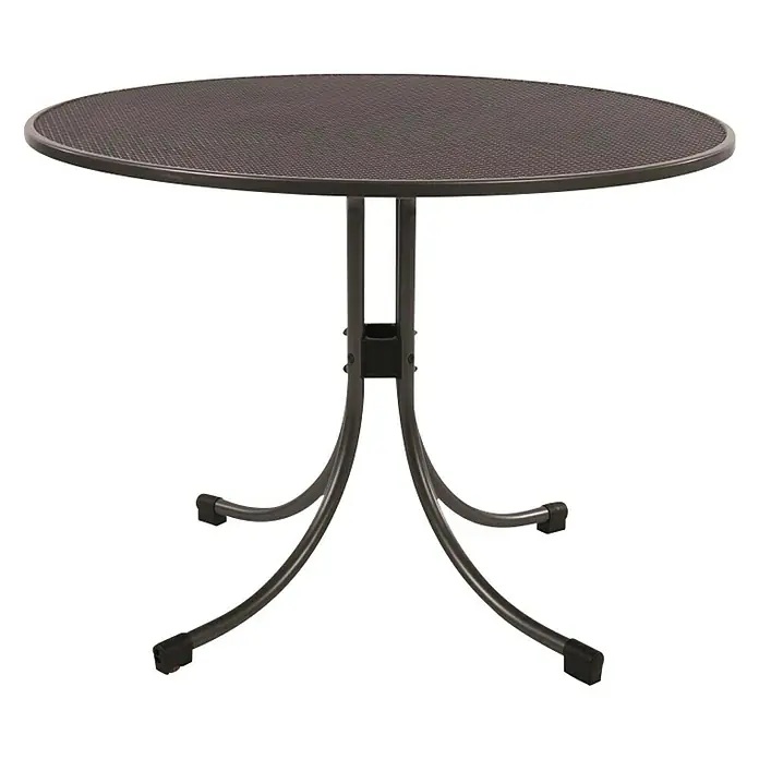 MWH Metalni stol koji se može raširiti Universal - Ø x V: 90 x 74 cm, Metalna mreža - Dijagonalni pogled