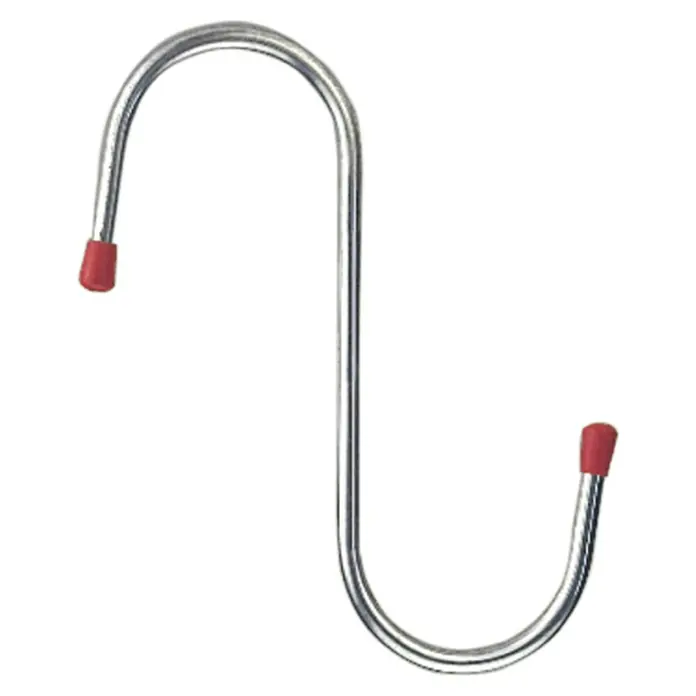 Gancho en S - L x An x Al: 82 x 6,5 x 6 cm, Carga soportada: 30 kg - Vista frontal