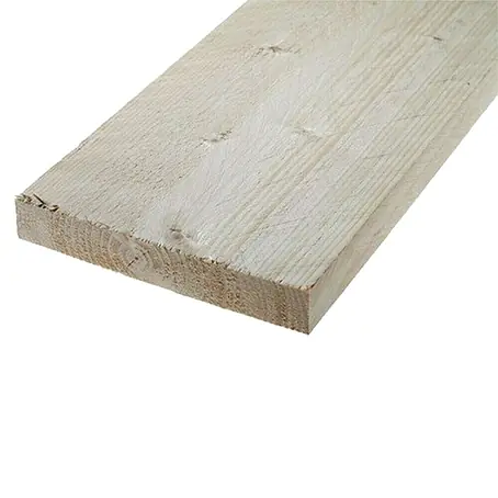 Massief houten plank Steigerhout Nieuw Blank