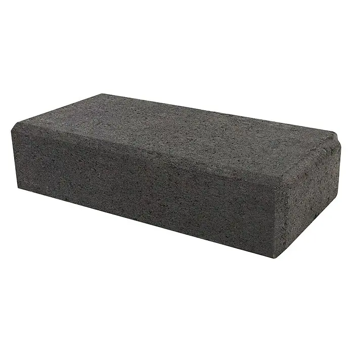 Betonski element za ogradu - 30 x 15 x 7,5 cm, Antracit, Beton - Dijagonalni pogled
