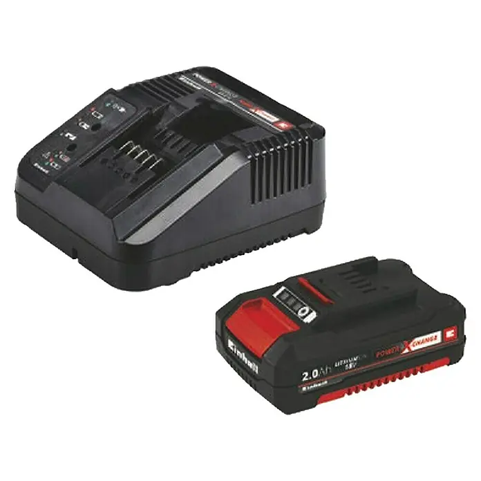Einhell Power X-Change Akumulatorski trimer GC-CT 18/24 LI - 18 V, Litij-ionska, 1 baterija, Širina reza: 24 cm - Dijagonalni pogled