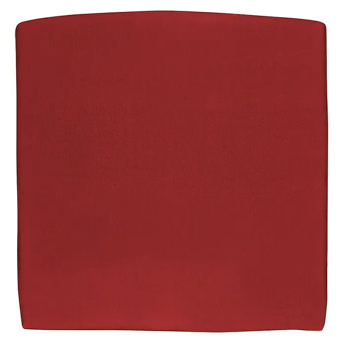 Doppler Sitzkissen Look quadratisch - L x B x H: 38 x 38 x 2 cm, Bordeaux, Polyester - Draufsicht