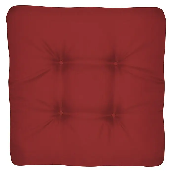 Doppler Jastuk za sjedenje Look - D x Š x V: 45 x 45 x 4 cm, Bordo, Poliester - Pogled s gornje strane