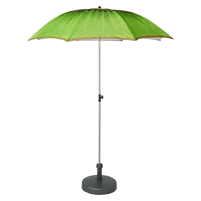 Doppler Sonnenschirm Basic - Kiwi Design, Durchmesser: 200 cm - Vorderansicht