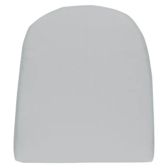 Doppler Jastuk za sjedenje Look - D x Š x V: 43 x 48 x 4 cm, Svijetlosive boje, Poliester - Pogled s gornje strane