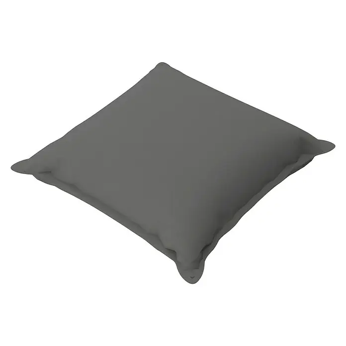 Doppler Jastuk Look - D x Š x V: 40 x 40 x 14 cm, Antracit, Poliester - Dijagonalni pogled