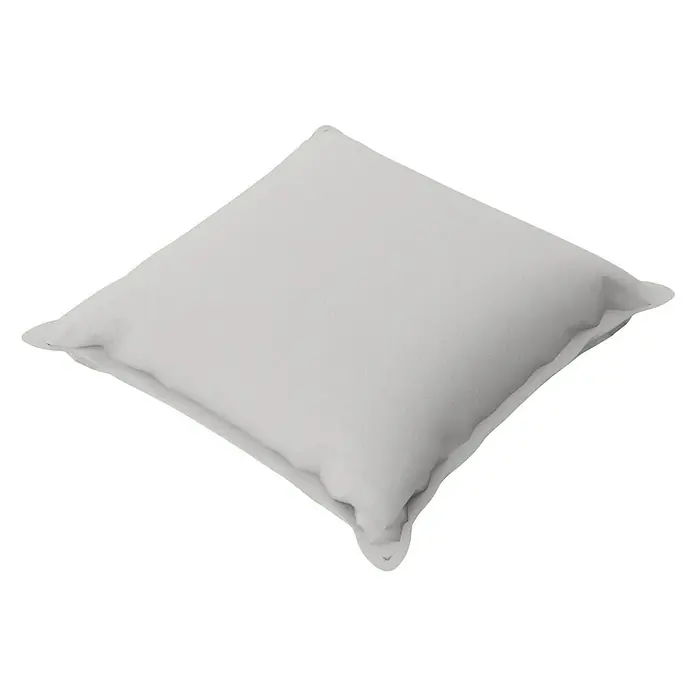 Doppler Jastuk Look - D x Š x V: 40 x 40 x 14 cm, Svijetlosive boje, Poliester - Dijagonalni pogled