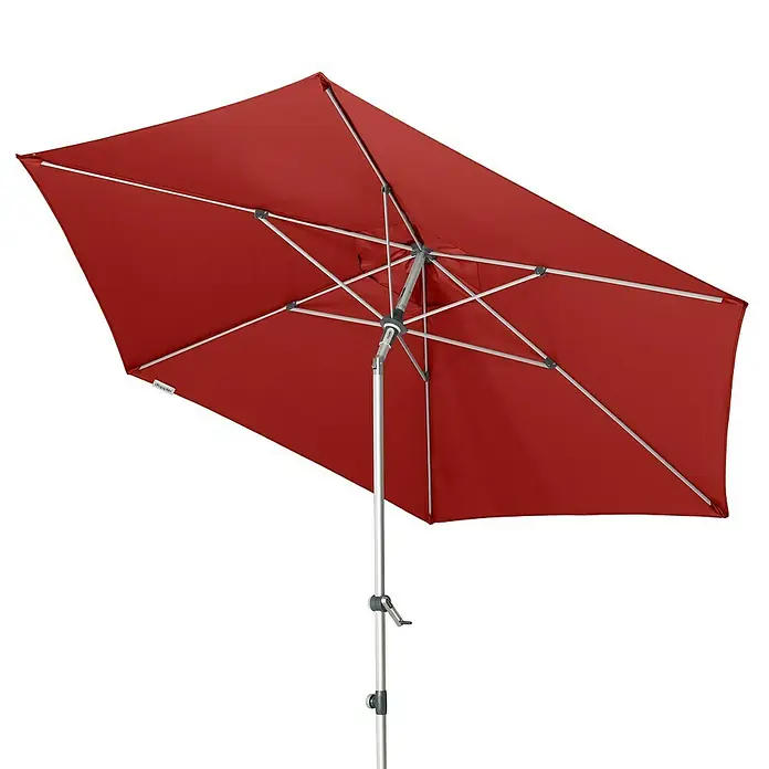 Doppler Expert Kurbelschirm Auto Tilt - Bordeaux, Durchmesser: 320 cm - Detailaufnahme