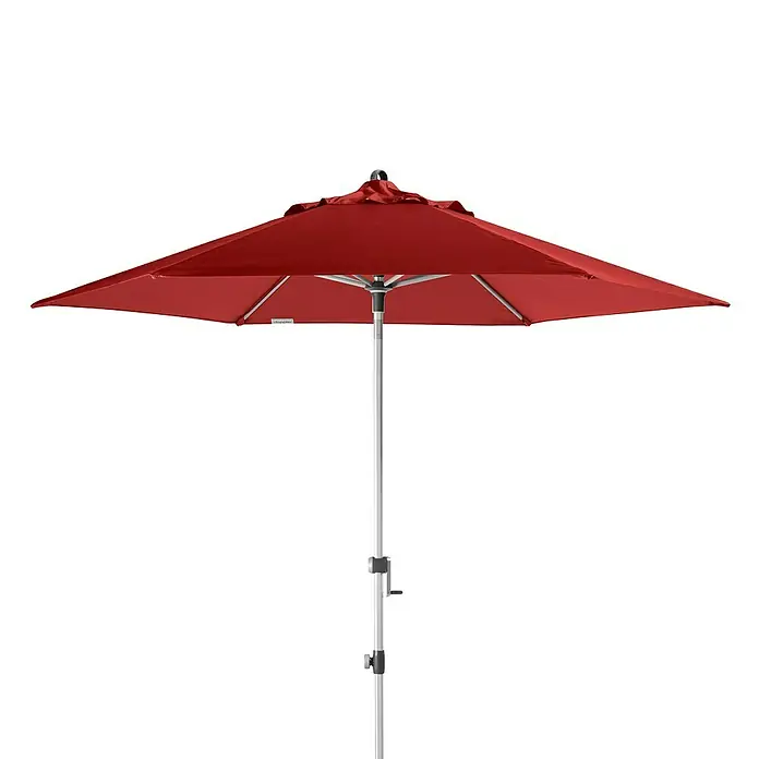 Doppler Expert Kurbelschirm Auto Tilt - Bordeaux, Durchmesser: 280 cm - Detailaufnahme