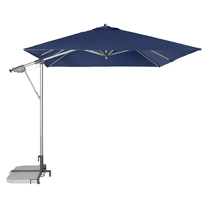 Doppler Sunline Pendelschirm - Dunkelblau, L x B: 298 x 225 cm - Rechte Seitenansicht