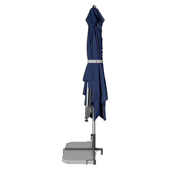 Doppler Sunline Pendelschirm - Dunkelblau, L x B: 298 x 225 cm - Rechte Seitenansicht