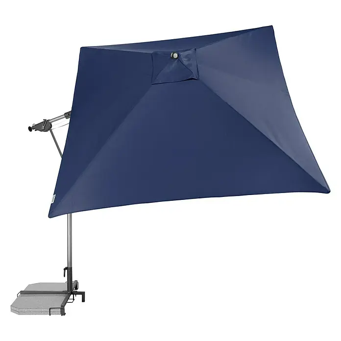 Doppler Sunline Pendelschirm - Dunkelblau, L x B: 298 x 225 cm - Rechte Seitenansicht