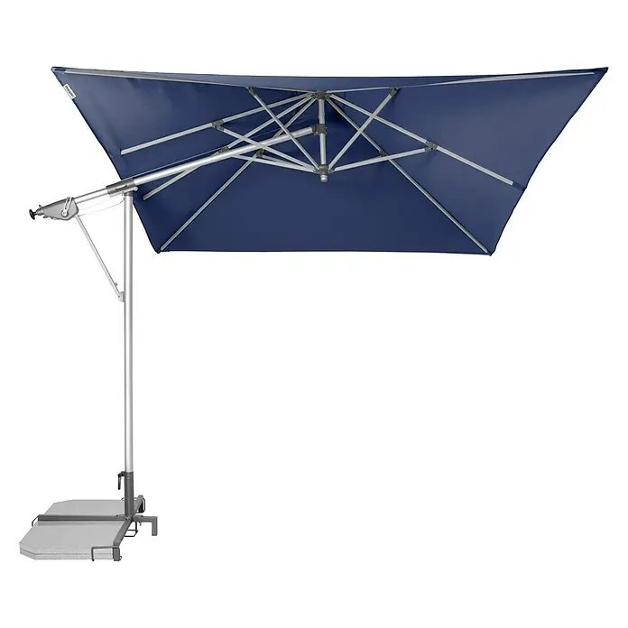 Doppler Sunline Pendelschirm - Dunkelblau, L x B: 298 x 225 cm - Rechte Seitenansicht