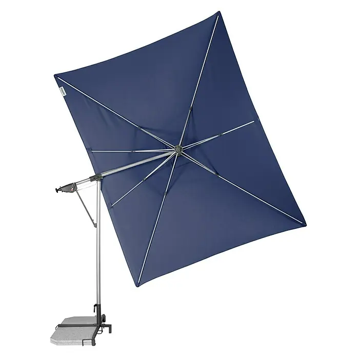 Doppler Sunline Pendelschirm - Dunkelblau, L x B: 298 x 225 cm - Rechte Seitenansicht