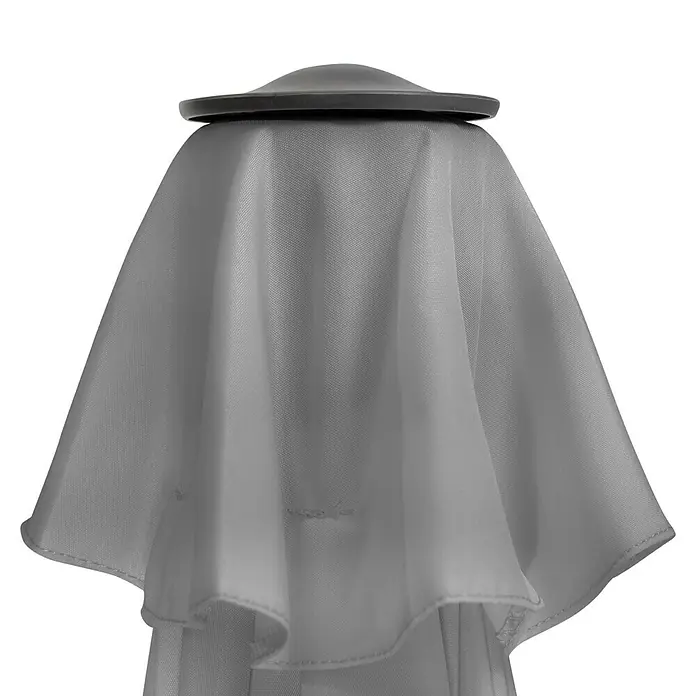 Derby Basic Lift Sonnenschirm Neo - Hellgrau, Durchmesser: 180 cm - Detailaufnahme