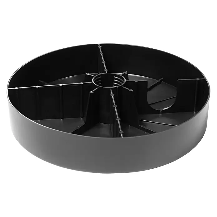 Doppler Stalak za suncobran, okrugli - Može se ispunjavati, Ø x V: 45 x 11 cm, Antracit - Pogled sprijeda