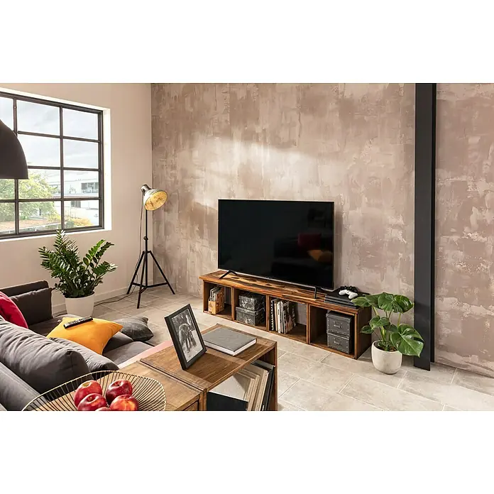 SCHÖNER WOHNEN-Farbe Trendstruktur Effektspachtel - Loft-Optik, 4 kg, Grau - Stimmungsaufnahme