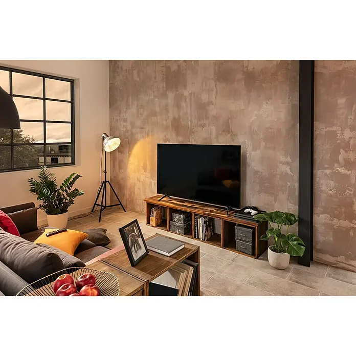 SCHÖNER WOHNEN-Farbe Trendstruktur Effektspachtel - Loft-Optik, 4 kg, Grau - Stimmungsaufnahme