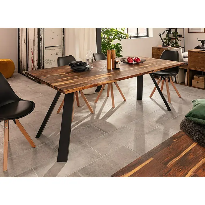 Exclusivholz Radna ploča od masivnog drva - Senna, Prirodno nauljeno, 200 x 63,5 x 3 cm - Živopisni prikaz