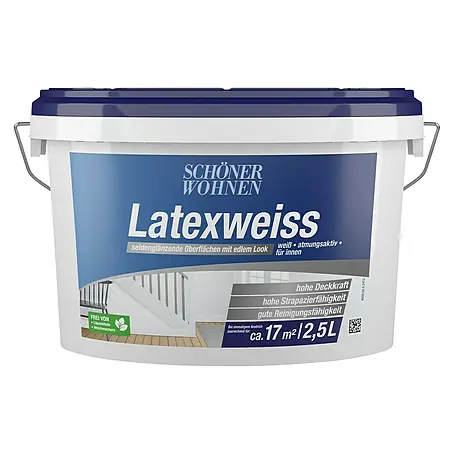 SCHÖNER WOHNEN-Farbe  Latexfarbe Latexweiß